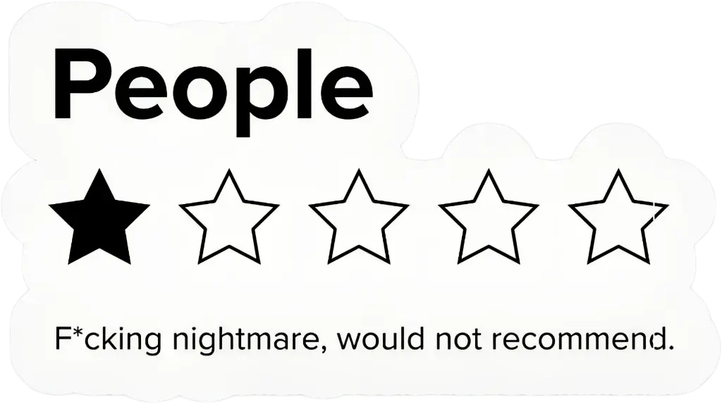 People rate sticker