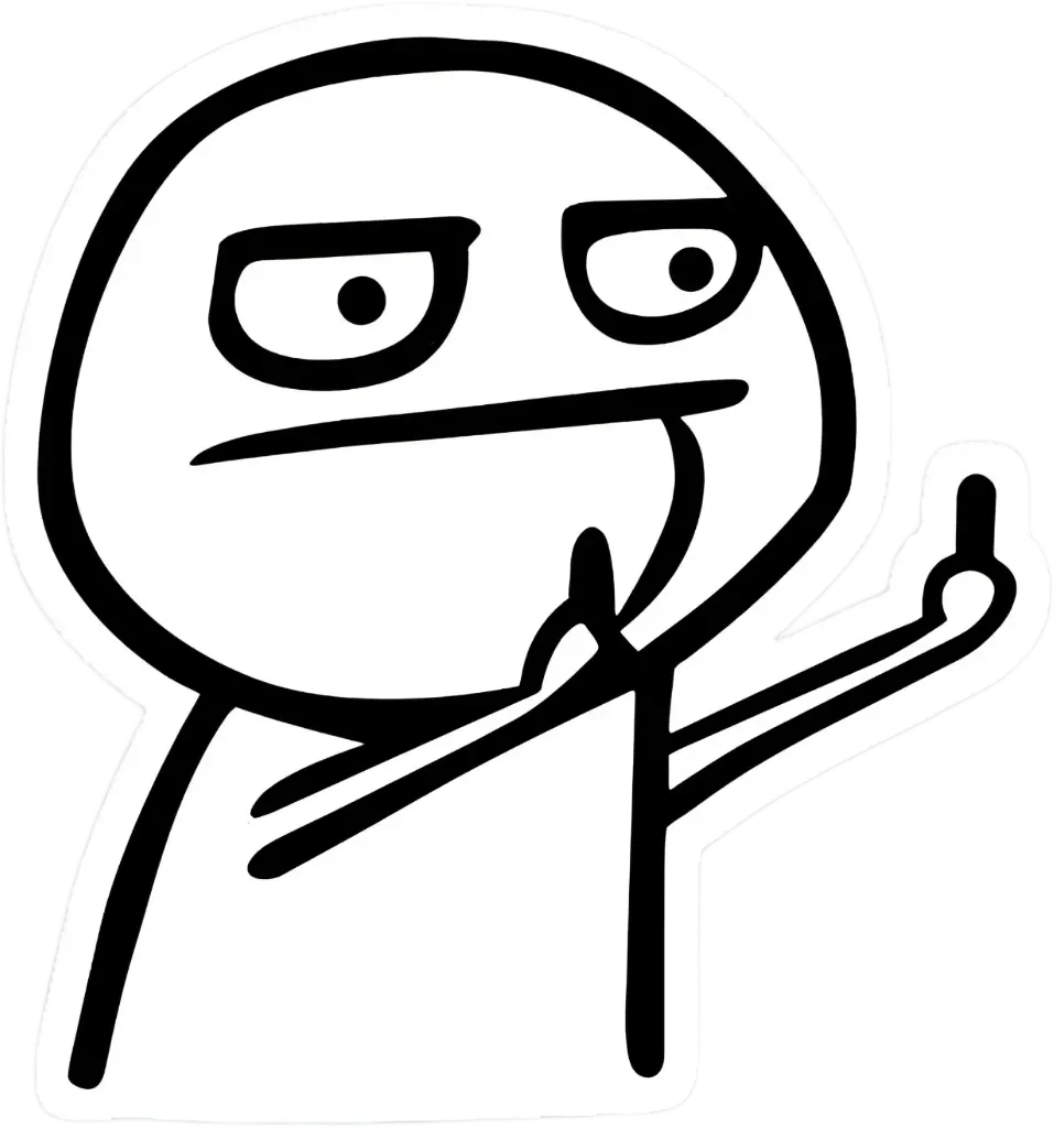 F*ck u sticker