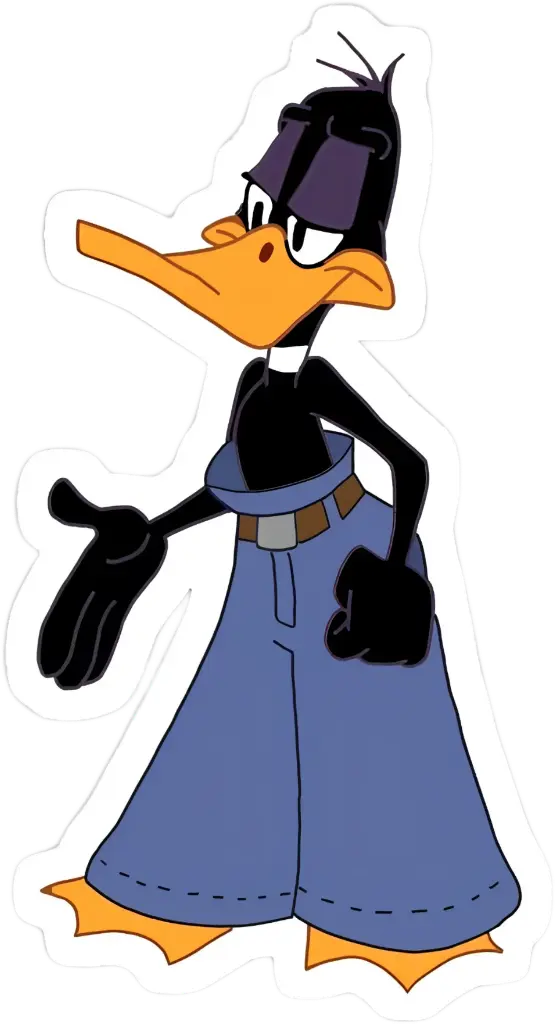 Stylish duck sticker