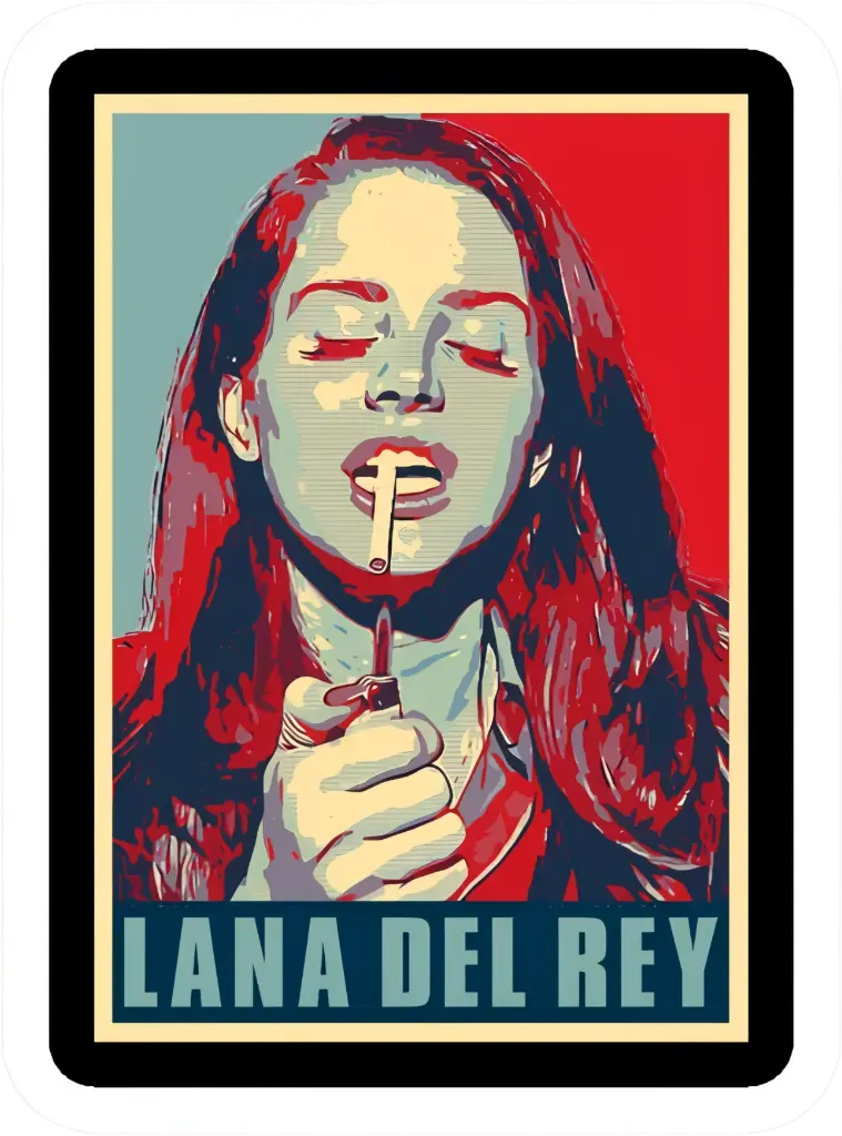 Lana del ray sticker