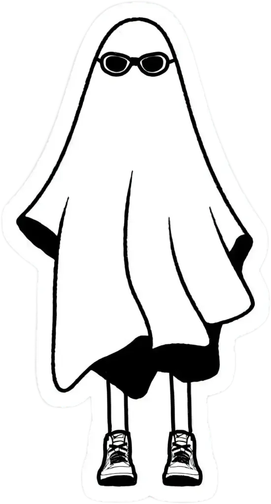 Ghost sticker