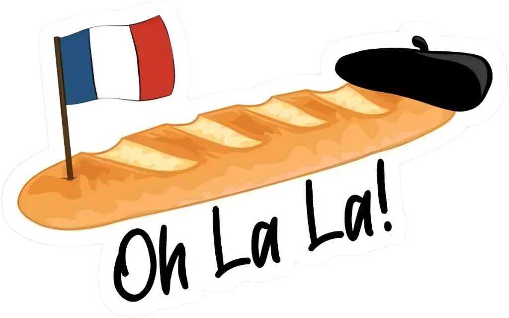 Oh la la! sticker