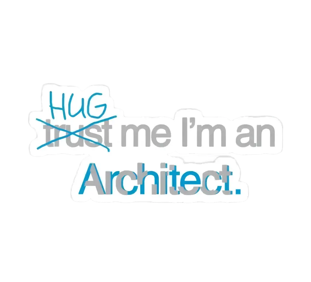Hug me sticker