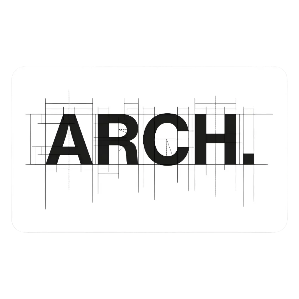 ARCH. sticker
