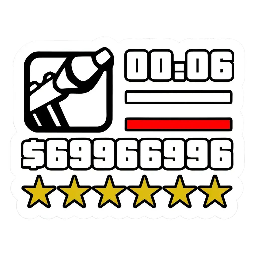 GTA sticker