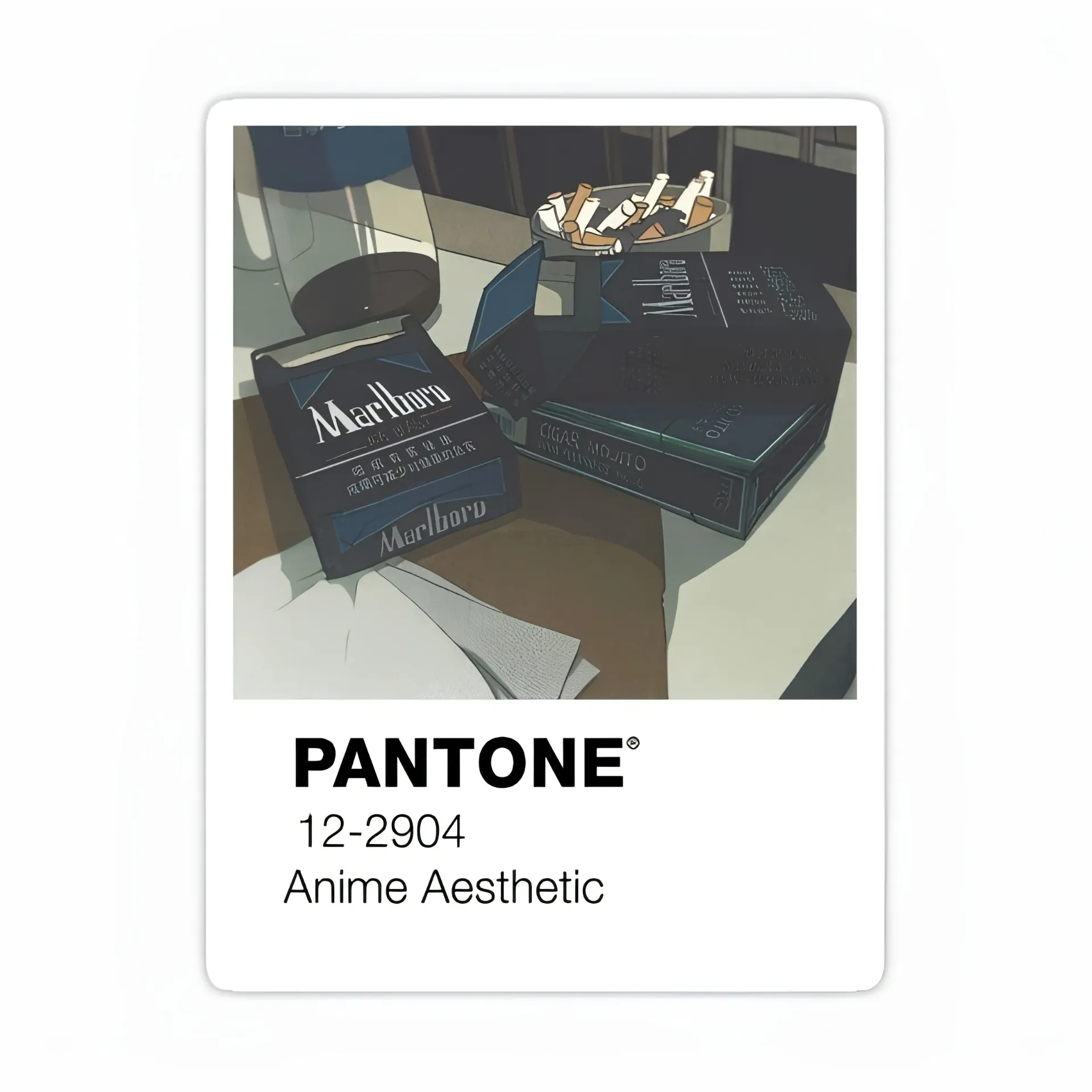Marlboro Pantone Sticker