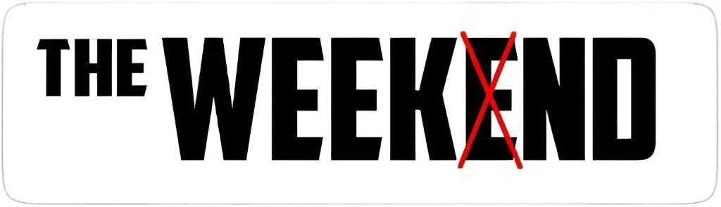 The weekend sticker 