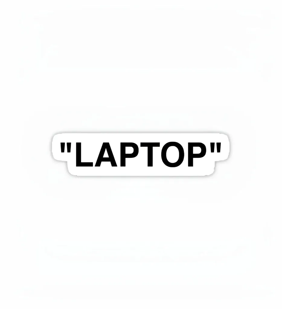"Laptop" Sticker