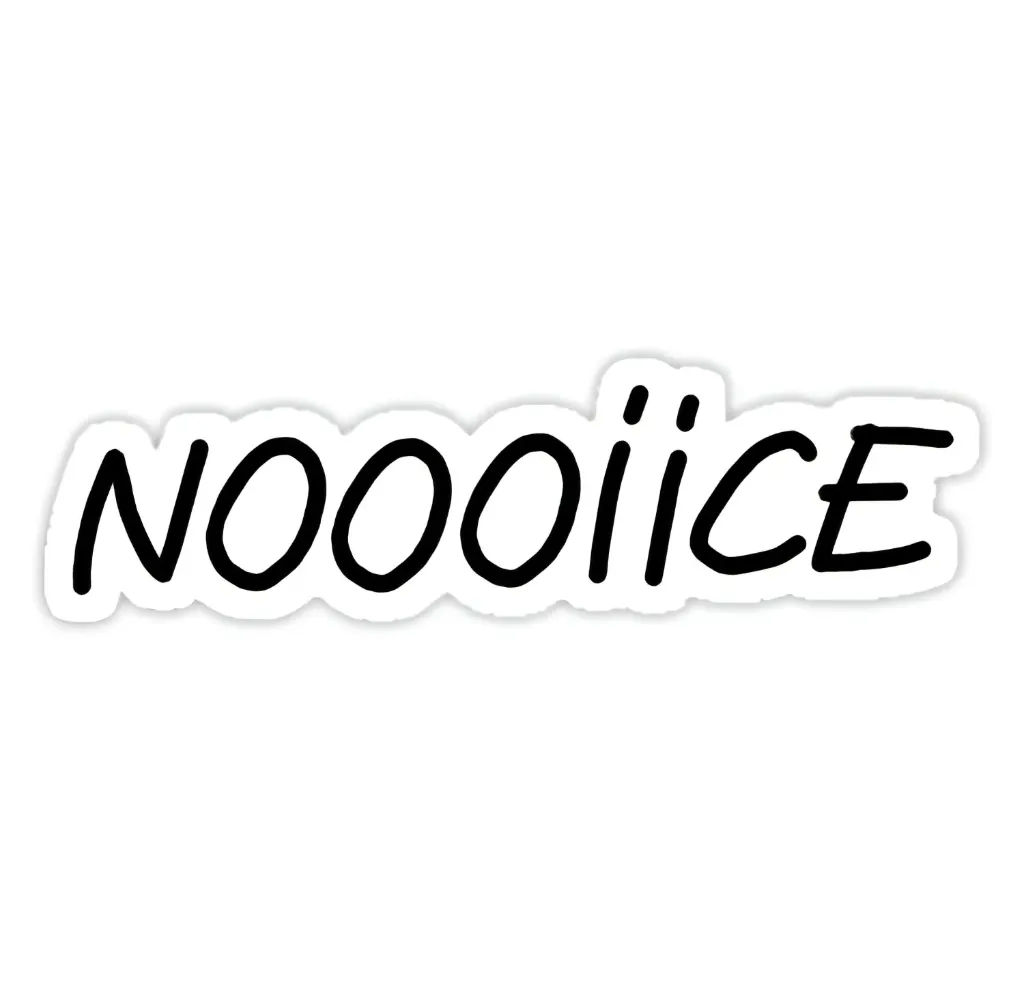 Noooiice Sticker