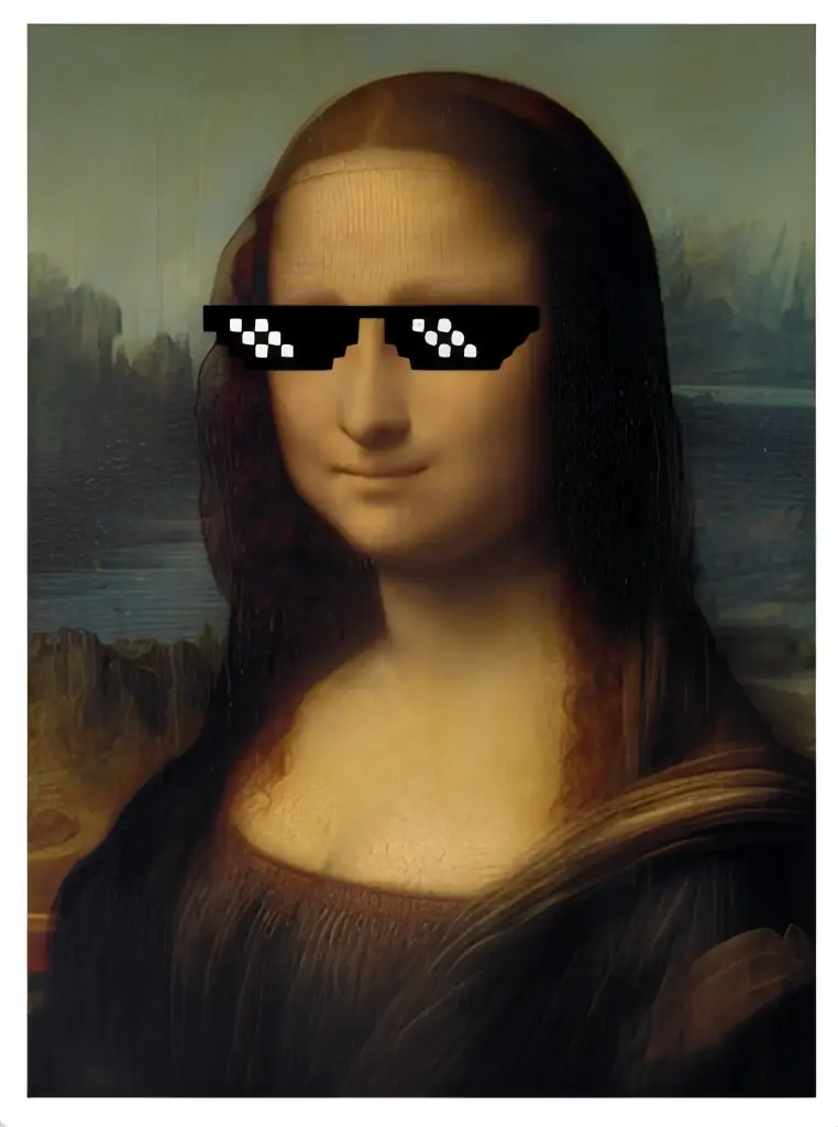 Monalisa stickers 