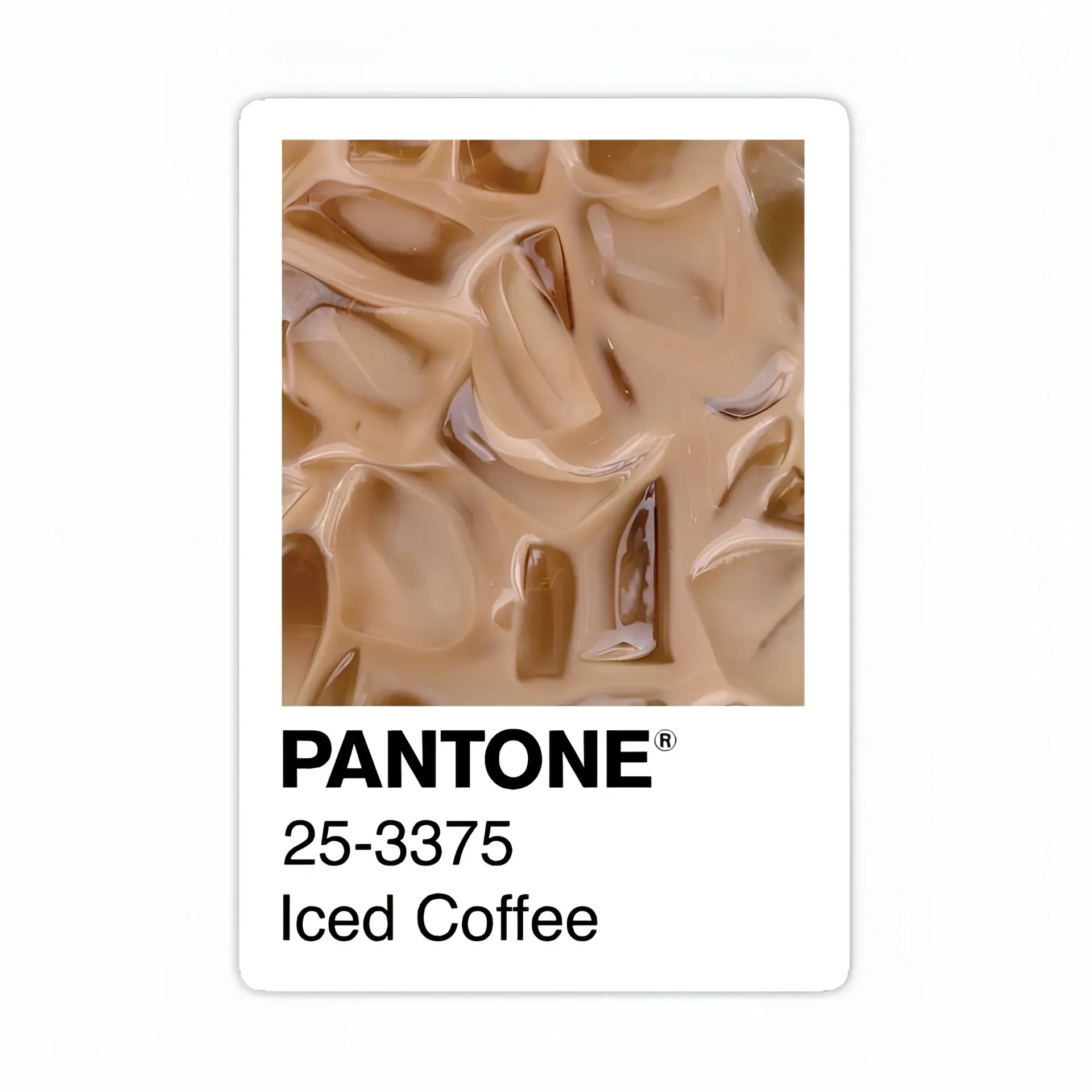 Pantone coffee Sticker