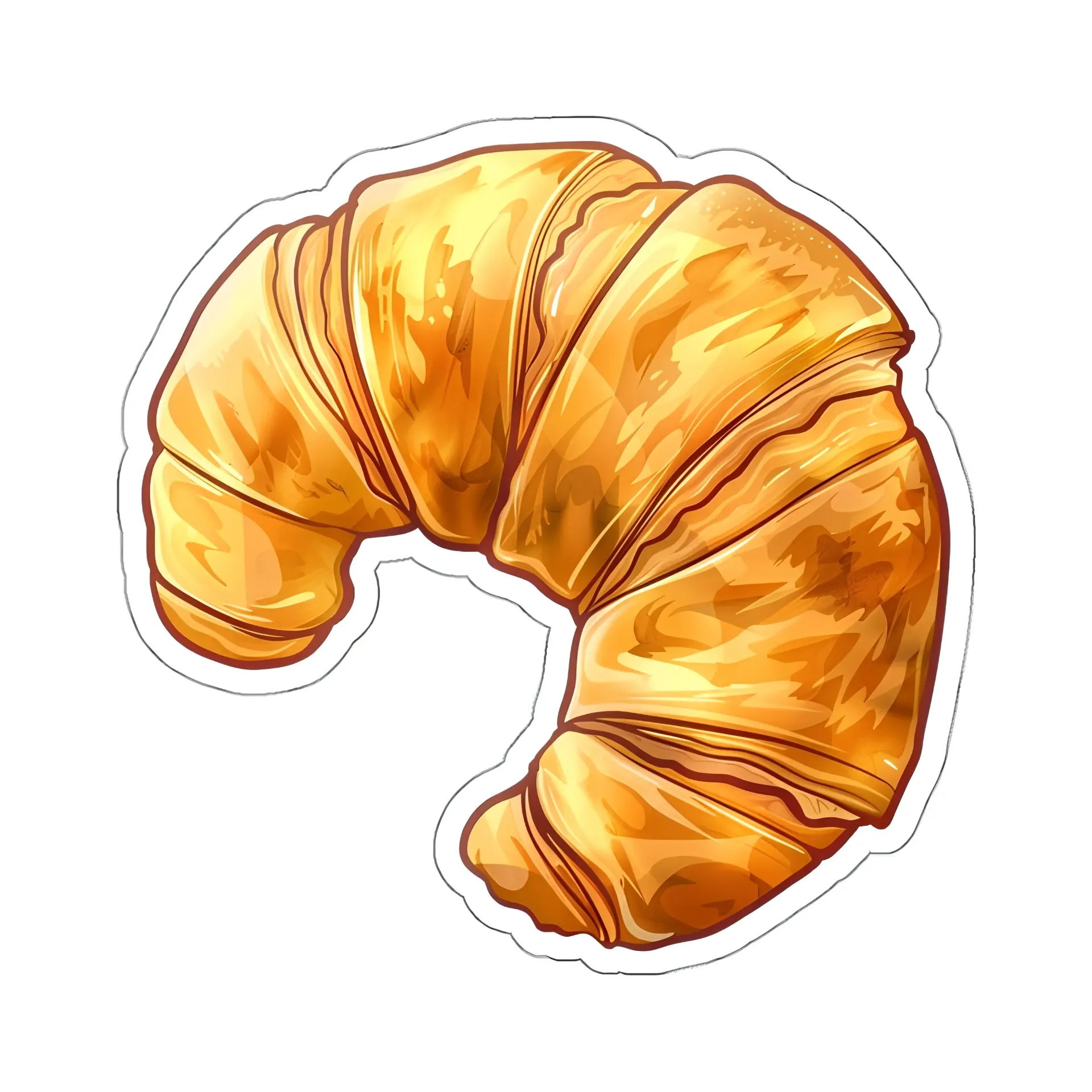 Croissant Sticker