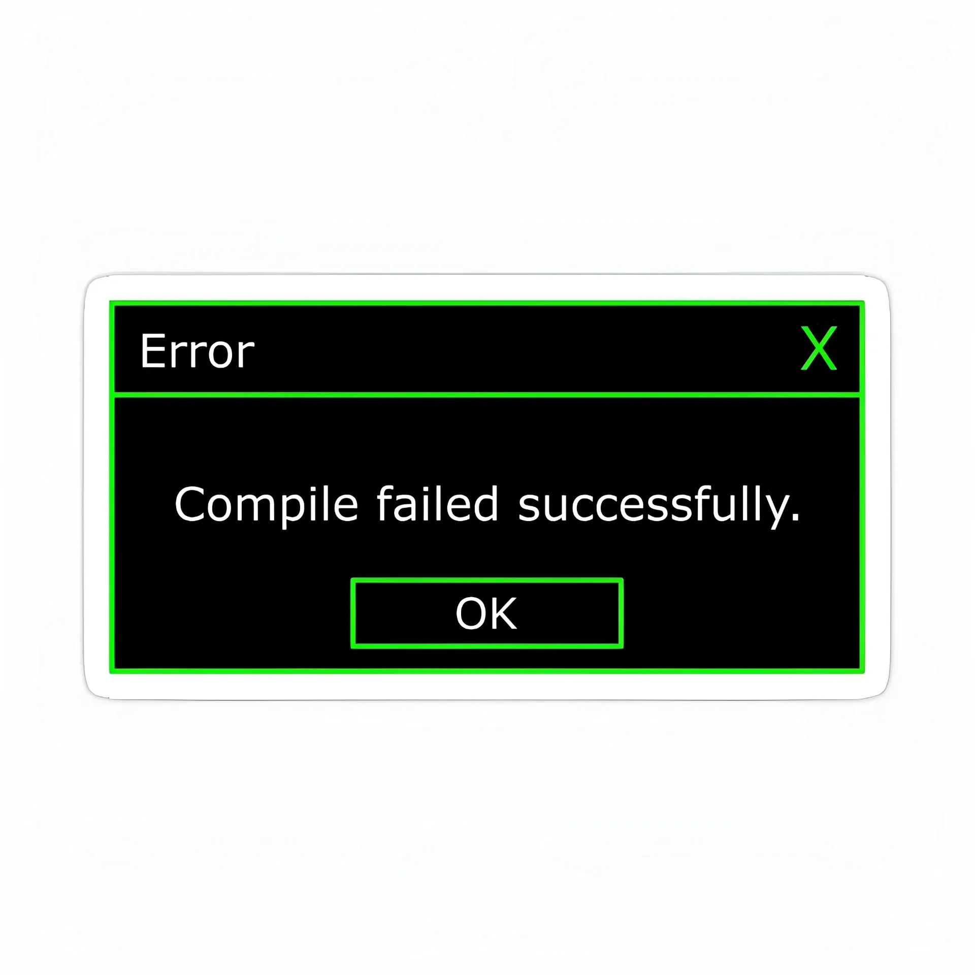 Complete failed successfully Sticker