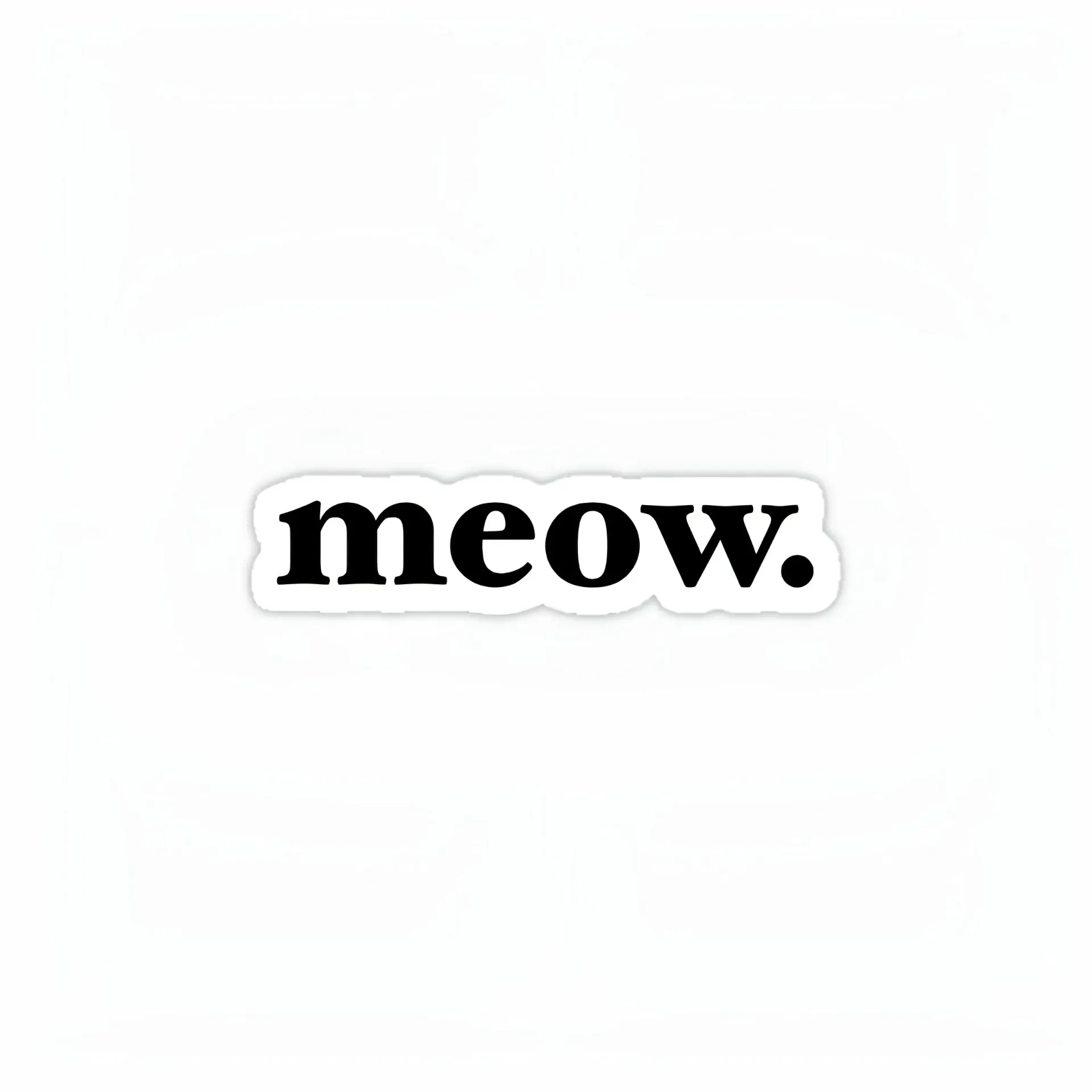 Meow Sticker
