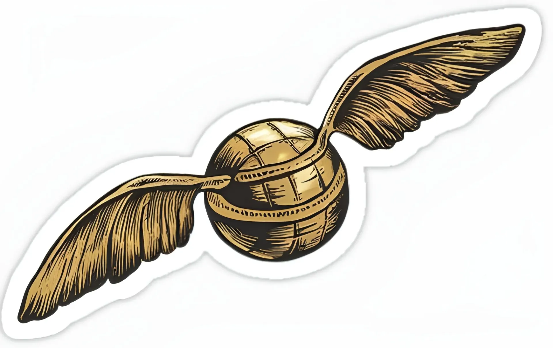 Golden snitch Sticker