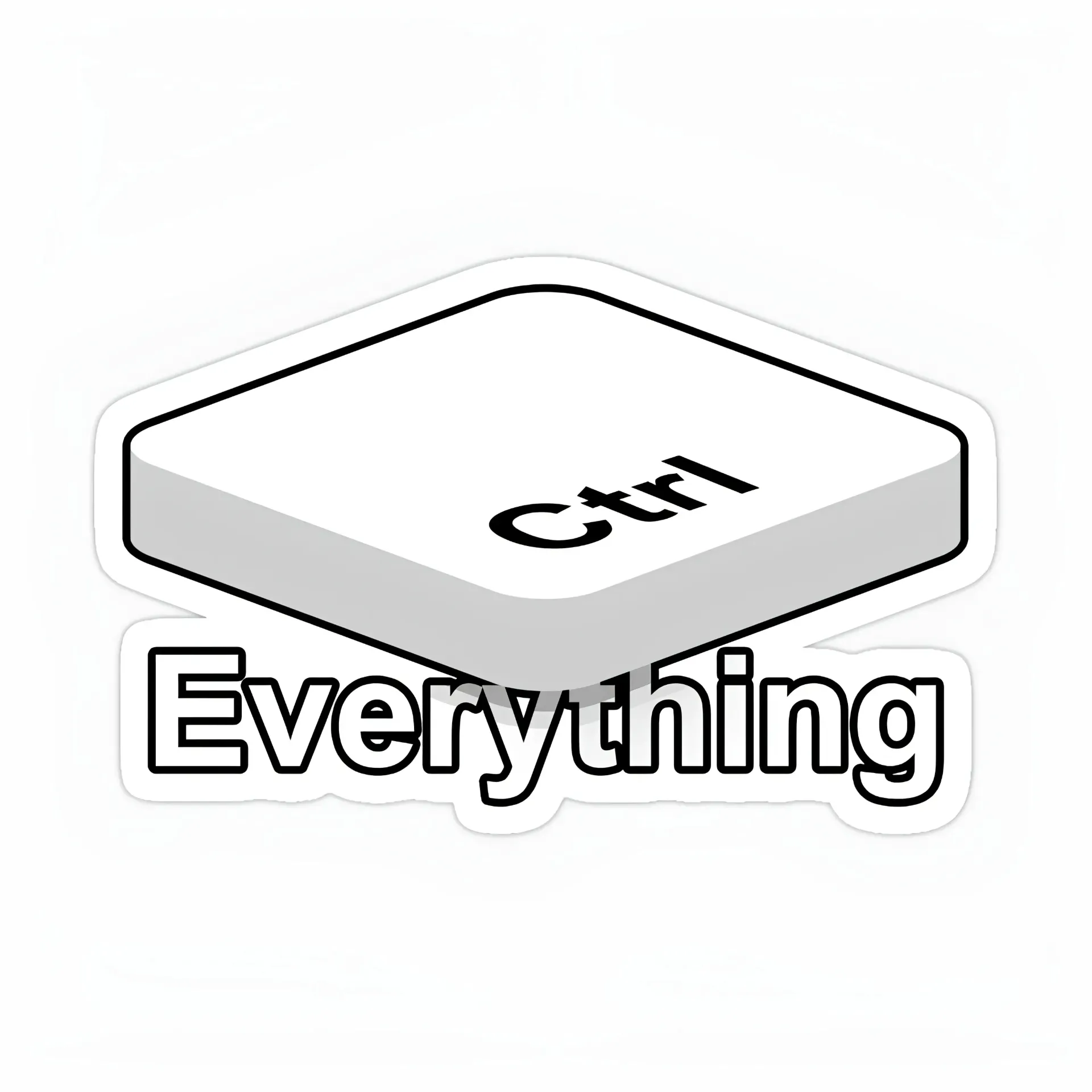 Everything under control Sticker