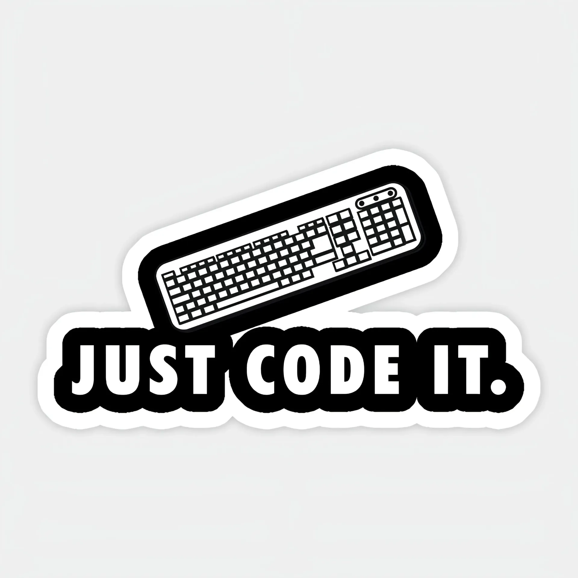 Just code it Sticker