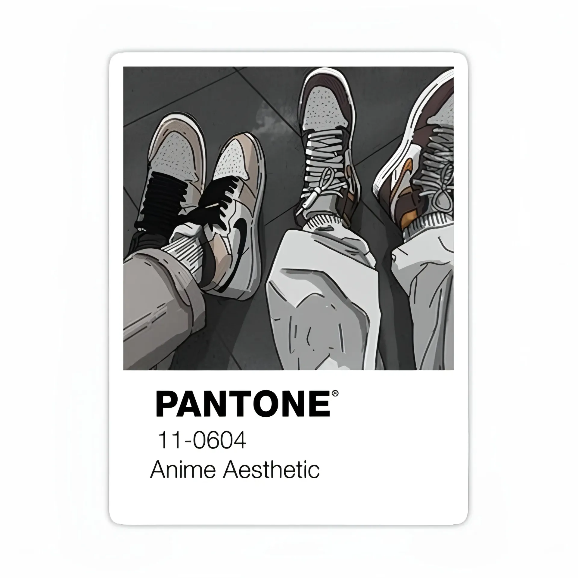 Pantone Couple Sticker
