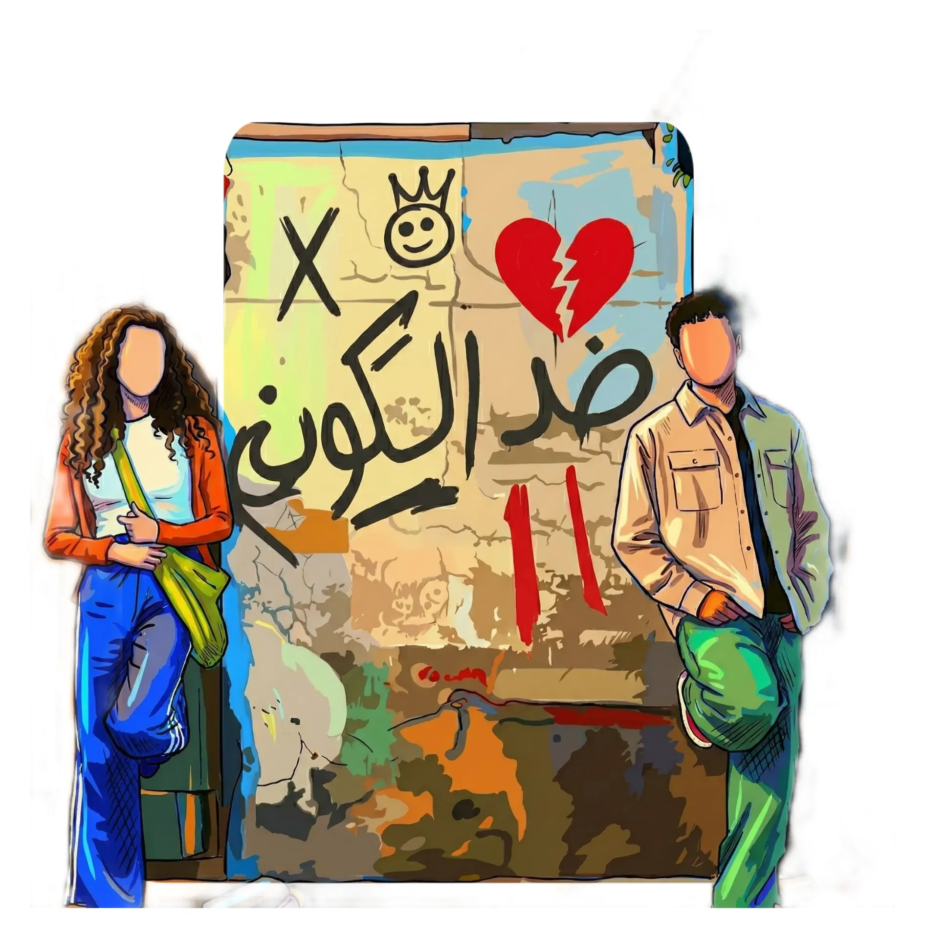 ضد الكون Sticker