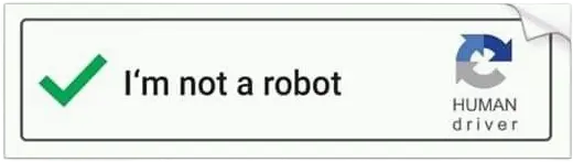 I'm not a robot sticker