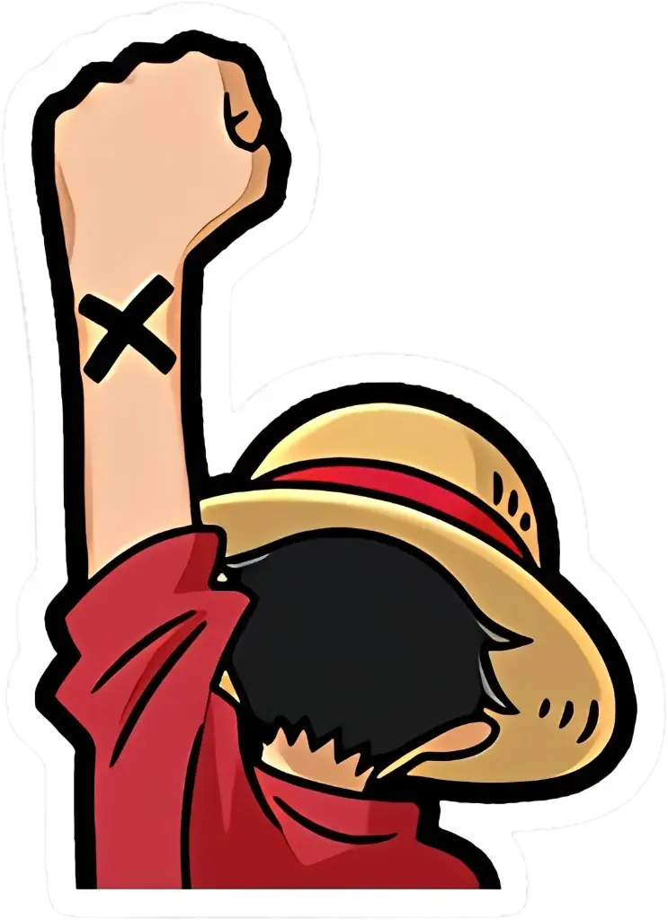 Luffy sticker