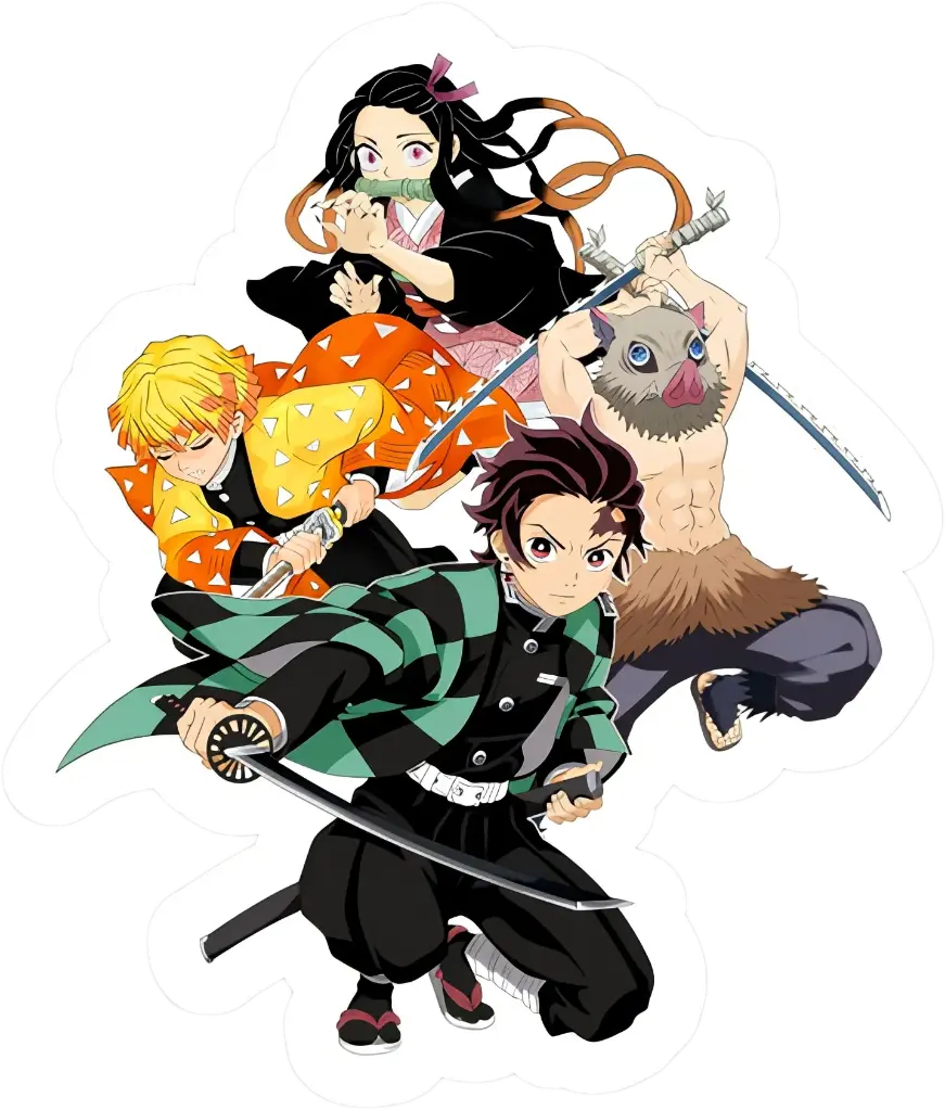 Demon slayer sticker