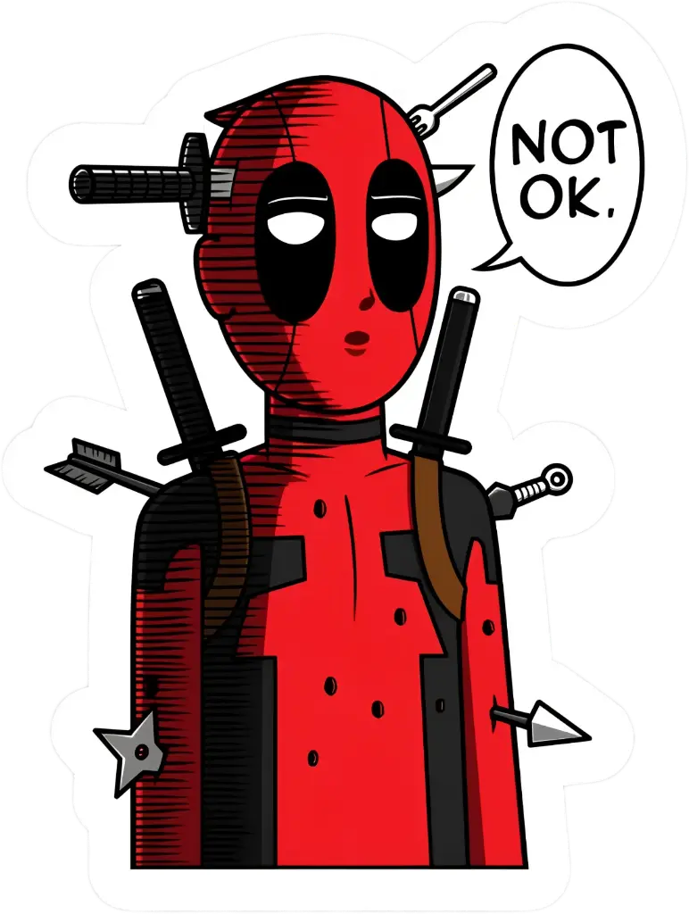 Not ok sticker