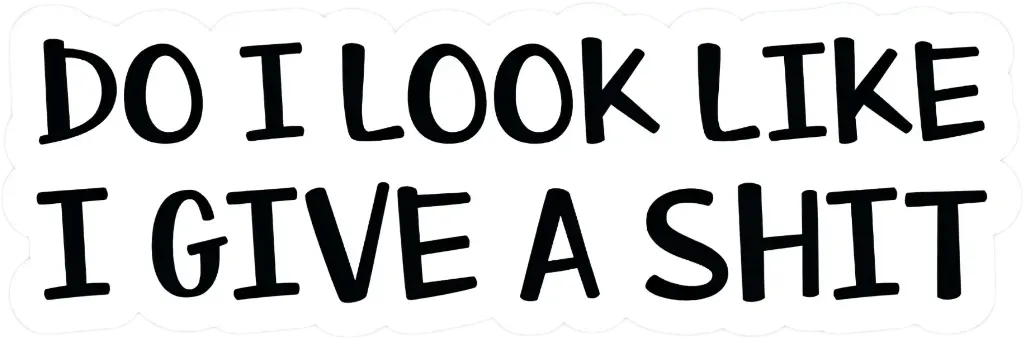 Do i look sticker