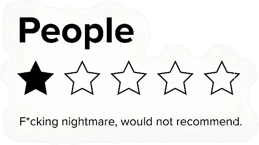 People rate sticker