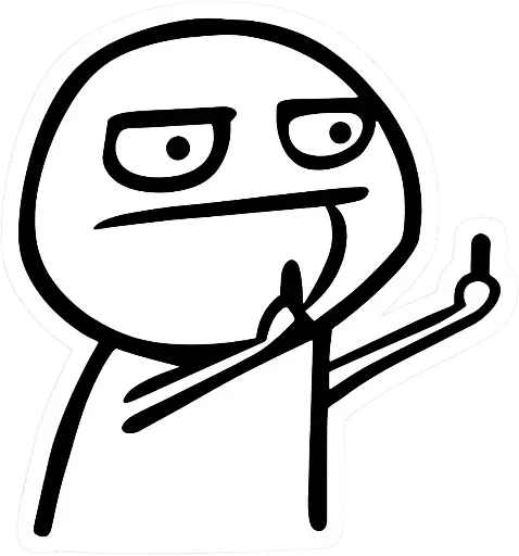 F*ck u sticker