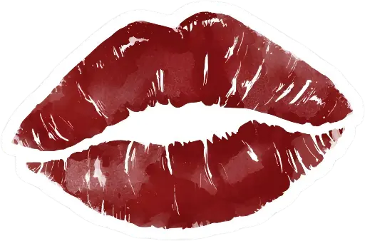 Kiss sticker 