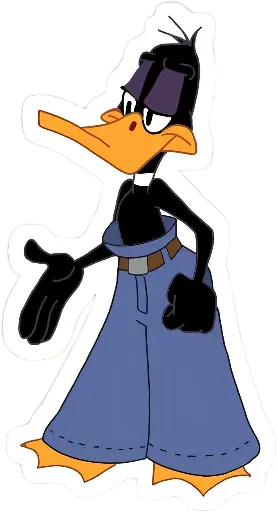 Stylish duck sticker