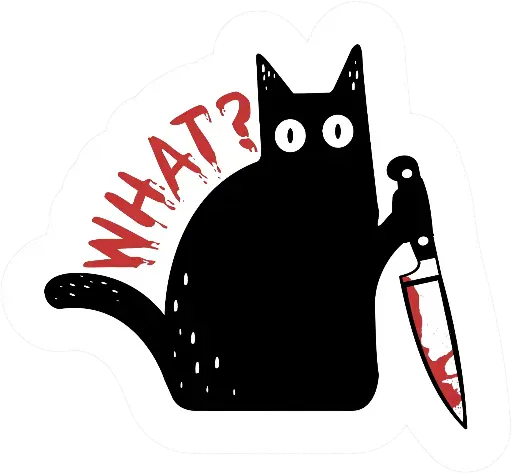 WHAT ? sticker
