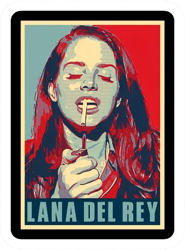 Lana del ray sticker