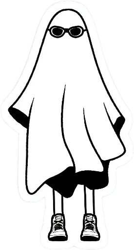 Ghost sticker