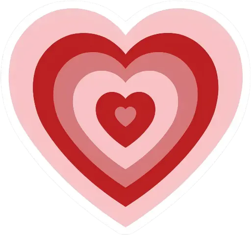 Heart sticker