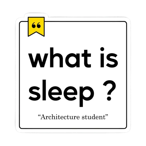 What is sleep sticker