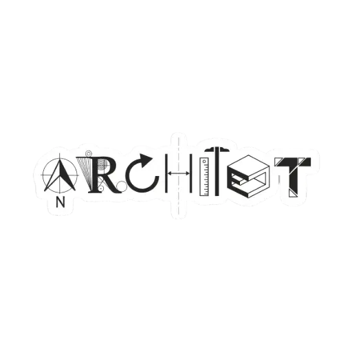 Architect sticker