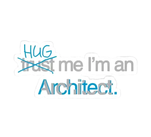 Hug me sticker