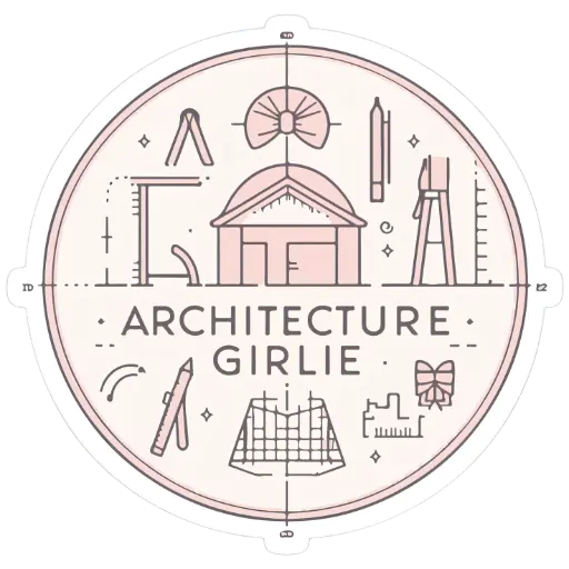Architecture girle sticker