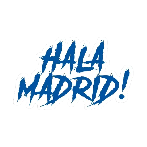 Hala madrid! sticker
