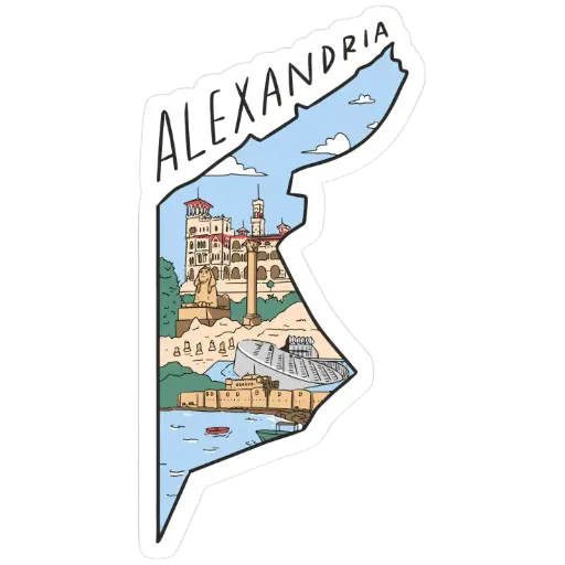 Alexandria sticker
