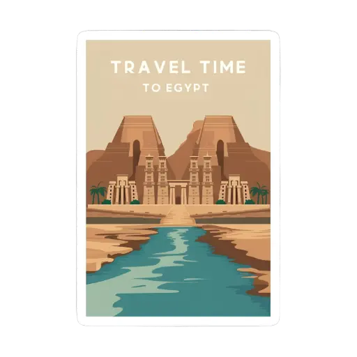 Travel time sticker