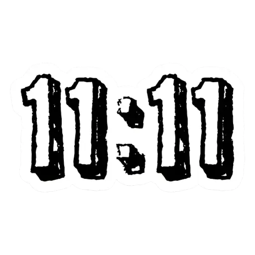 11:11 sticker