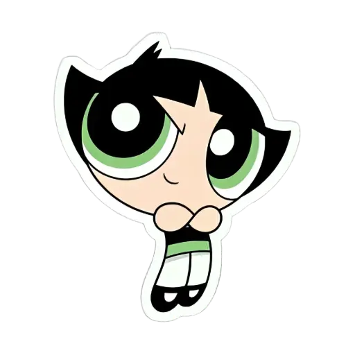 Buttercup sticker