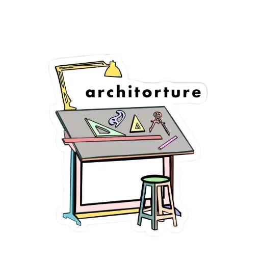 architecture sticker 
