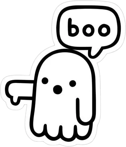 boo sticker