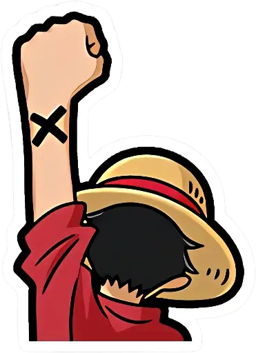 Luffy sticker