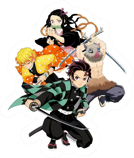 Demon slayer sticker