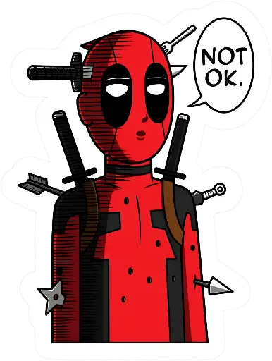 Not ok sticker